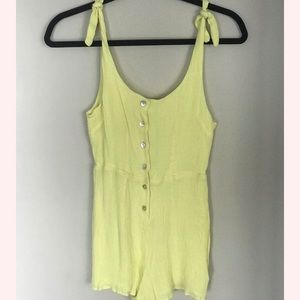Urban outfitters- yellow romper